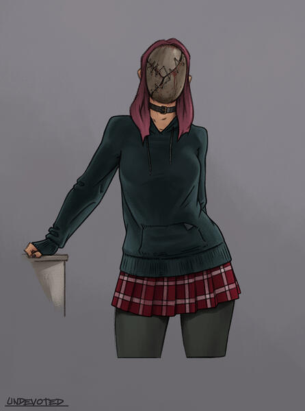 Susie from Dead by Daylight (Half-body painting)